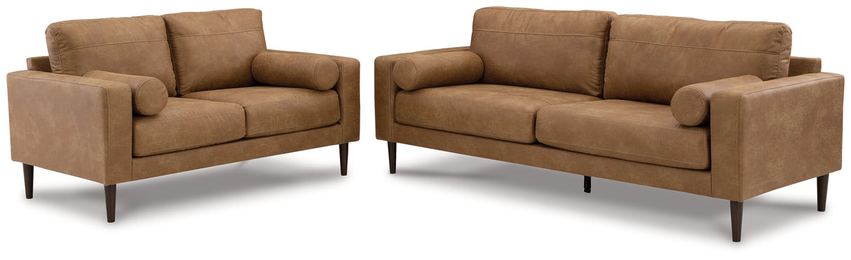 Telora 2-Piece Sofa and Loveseat (Sofa, Loveseat)