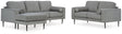 Hazela 2-Piece Sofa Chaise and Loveseat (Sofa Chaise, Loveseat)