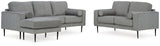 Hazela 2-Piece Sofa Chaise and Loveseat (Sofa Chaise, Loveseat)