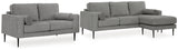 Hazela Sofa Chaise and Loveseat