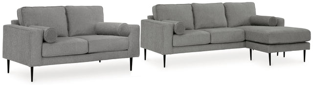 Hazela Sofa Chaise and Loveseat
