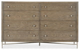 Sonnet - Eight-Drawer Dresser - Dark Gray