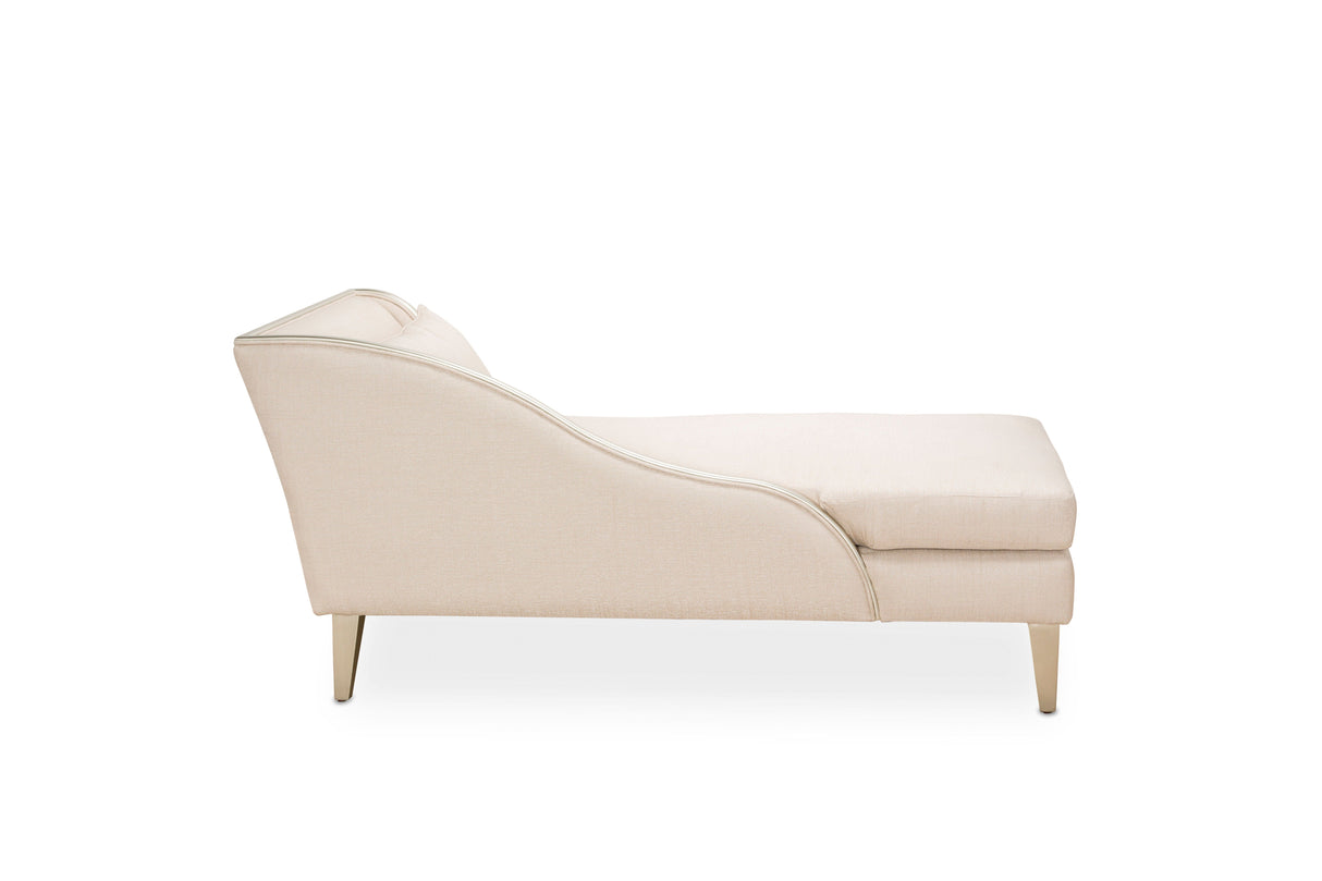 Camden Court - Left Arm Facing Chaise - Pearl / Platinum