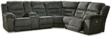 Nettington 3-Piece Power Reclining Sectional (Configuration: 3-Piece (Nettington Left-Arm Facing Power Reclining Loveseat with Console, Nettington Right-Arm Facing Power Reclining Loveseat, Nettington Wedge))