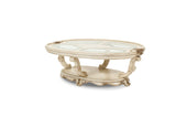 Platine de Royale - Oval Cocktail Table - Champagne