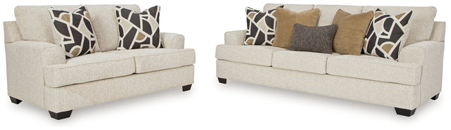 Heartcort 2-Piece Sofa and Loveseat (Sofa, Loveseat)
