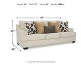 Heartcort 4-Piece Sofa, Loveseat, Chair and Ottoman (Sofa, Loveseat, Oversized Chair, Ottoman)