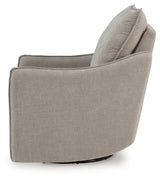 McBurg Swivel Power Recliner (Color: Taupe)