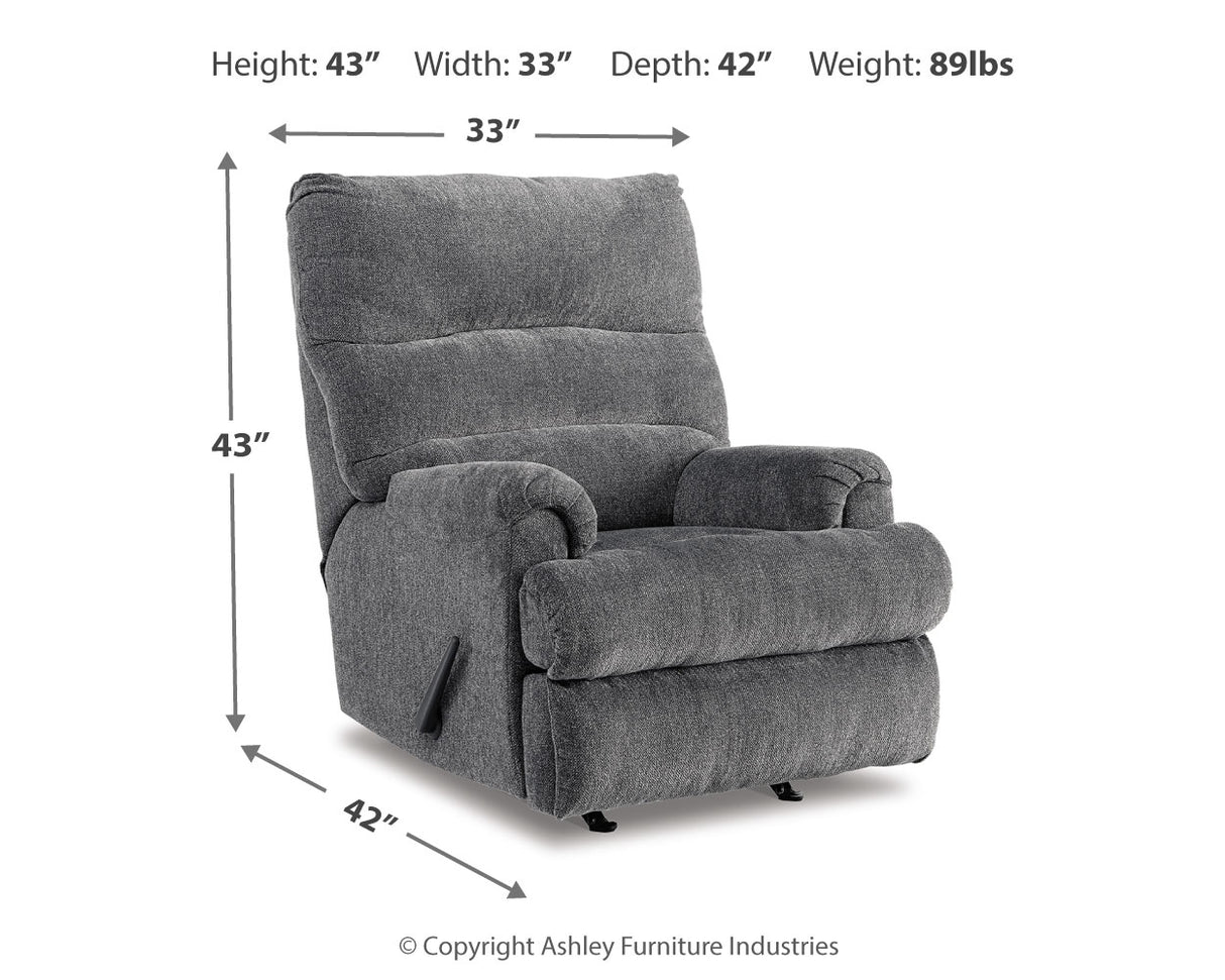 Man Fort Recliner (Color: Graphite)