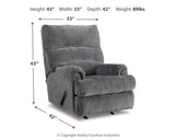 Man Fort Recliner (Color: Graphite)