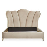 Villa Cherie - Channel Tufted Bed