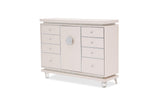 Glimmering Heights - Upholstered Dresser, Mirror