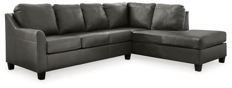 Valderno 2-Piece Sectional with Chaise (Color: Fog)
