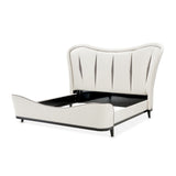 Tuxedo - Eastern King Upholstered Bed - Piano Keyboard