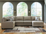 Newellen 3-Piece Sleeper Sectional with Chaise (Color: Hemp)
