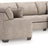 Newellen 3-Piece Sectional with Chaise (Color: Hemp)