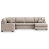 Newellen 3-Piece Sleeper Sectional with Chaise (Color: Hemp)