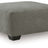 Newellen Oversized Accent Ottoman (Color: Greystone)