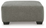 Newellen Oversized Accent Ottoman (Color: Greystone)