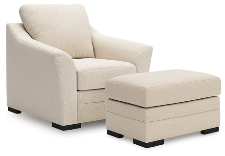 Lango 2-Piece Chair and Ottoman (Chair, Ottoman)