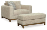 Parklynn 2-Piece Chair and Ottoman (Oversized Chair, Ottoman)