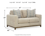 Parklynn 4-Piece Sofa, Loveseat, Chair and Ottoman (Sofa, Loveseat, Oversized Chair, Ottoman)