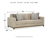 Parklynn 4-Piece Sofa, Loveseat, Chair and Ottoman (Sofa, Loveseat, Oversized Chair, Ottoman)