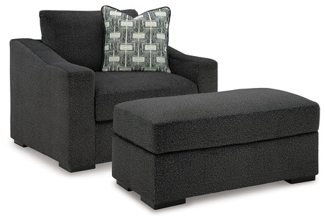 Wryenlynn 2-Piece Chair and Ottoman (Oversized Chair, Ottoman)