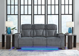 Studio Cave Power Reclining Sofa and Loveseat