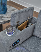 Studio Cave 2-Piece Sofa and Loveseat (Power Reclining Sofa, Power Reclining Loveseat with Console)