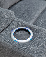 Studio Cave 2-Piece Sofa and Loveseat (Power Reclining Sofa, Power Reclining Loveseat with Console)