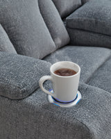 Studio Cave 2-Piece Sofa and Loveseat (Power Reclining Sofa, Power Reclining Loveseat with Console)