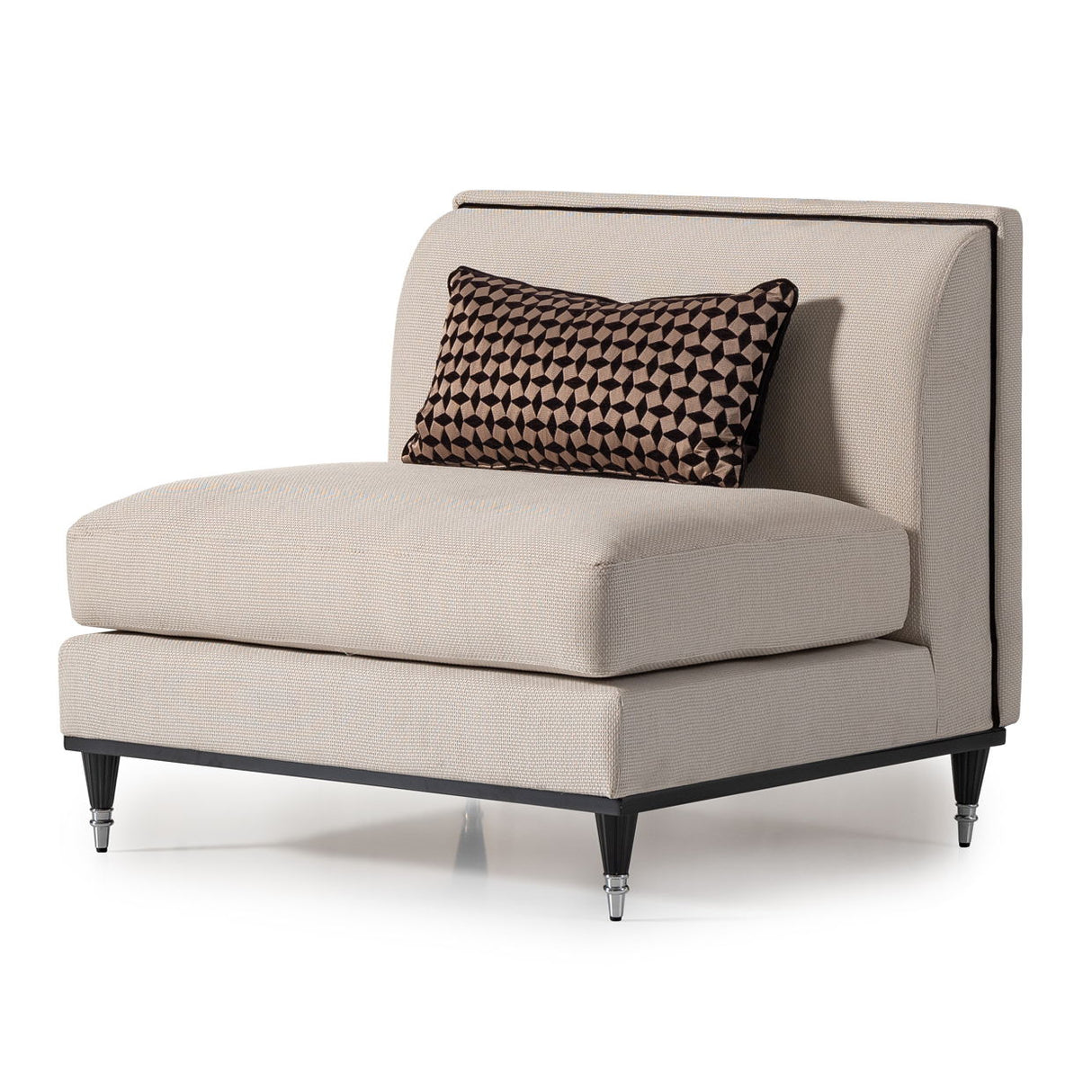 La Francaise - Armless Accent Chair