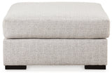 Larce Oversized Accent Ottoman (Color: Stone)