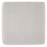 Larce Oversized Accent Ottoman (Color: Stone)