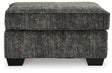 Lonoke Ottoman (Color: Gunmetal)
