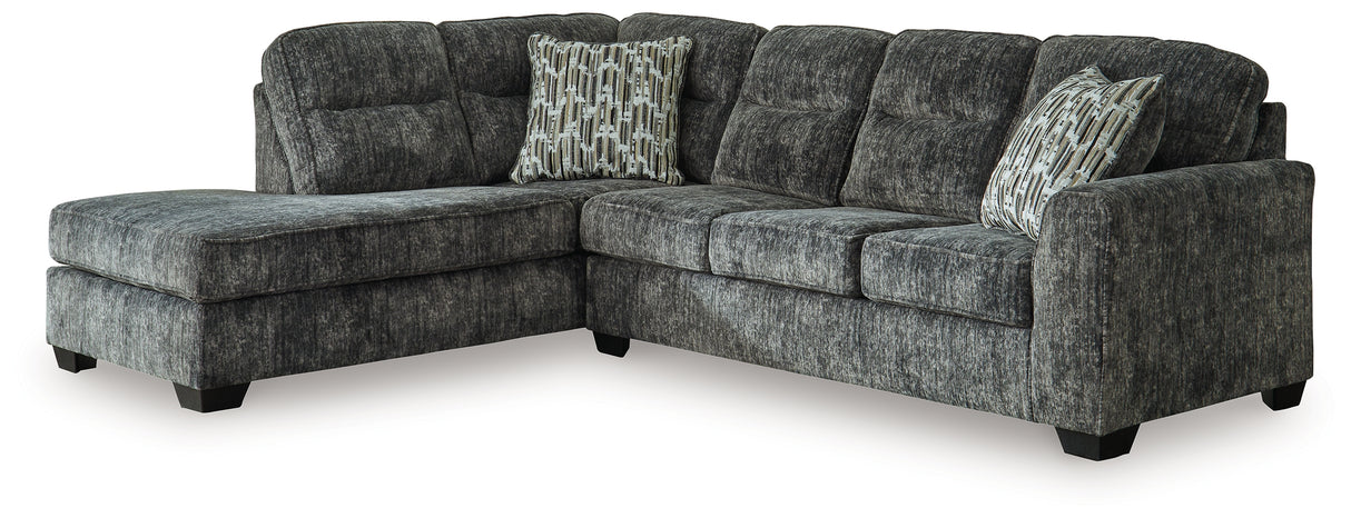 Lonoke 3-Piece Sectional with Ottoman (Left-Arm Facing Corner Chaise, Right-Arm Facing Sofa, Oversized Accent Ottoman)