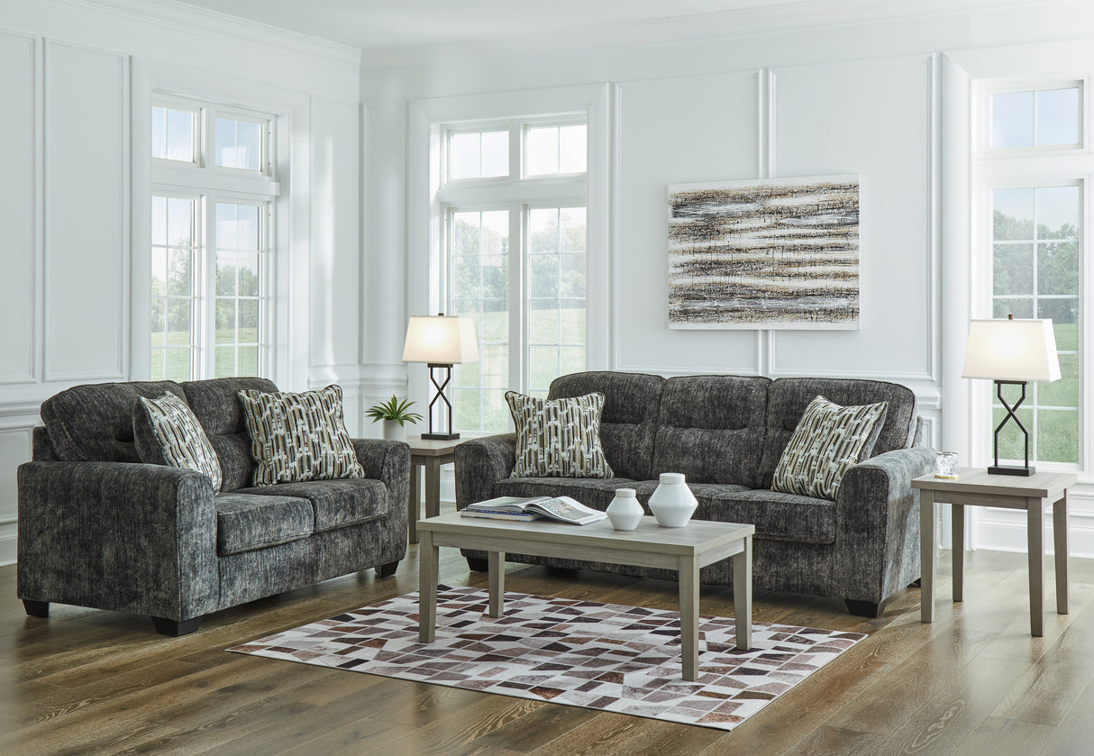 Lonoke 2-Piece Sofa and Loveseat (Sofa, Loveseat)
