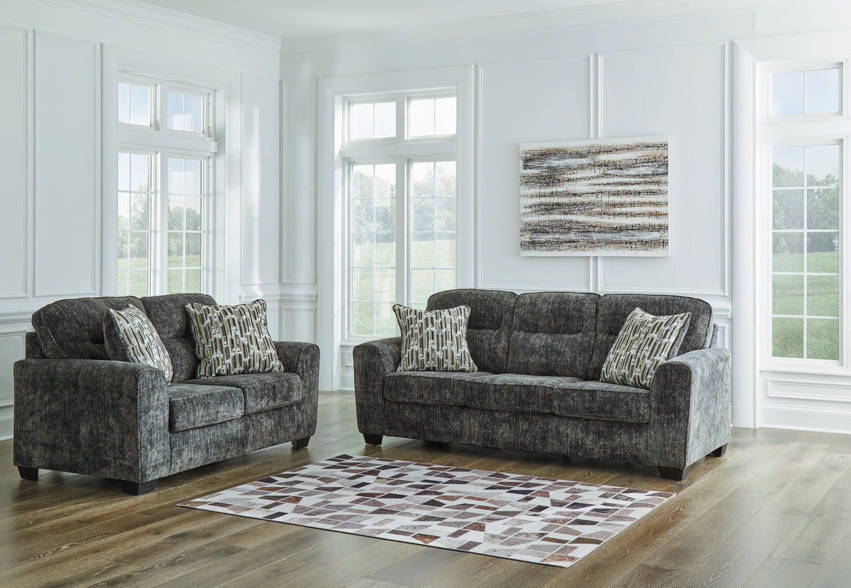 Lonoke 2-Piece Sofa and Loveseat (Sofa, Loveseat)