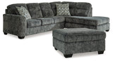 Lonoke 3-Piece Sectional with Ottoman (Right-Arm Facing Corner Chaise, Left-Arm Facing Sofa, Oversized Accent Ottoman)