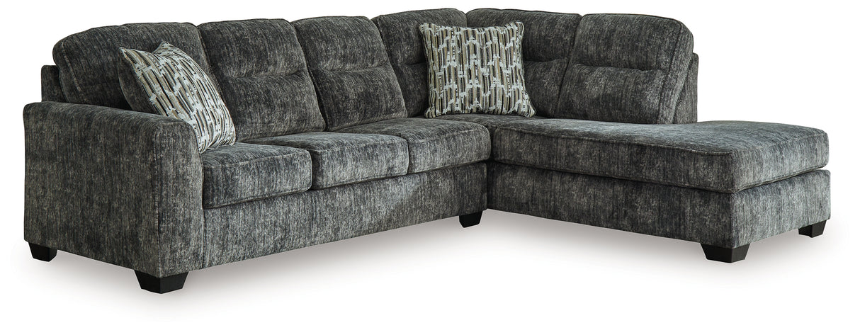 Lonoke 3-Piece Sectional with Ottoman (Right-Arm Facing Corner Chaise, Left-Arm Facing Sofa, Oversized Accent Ottoman)