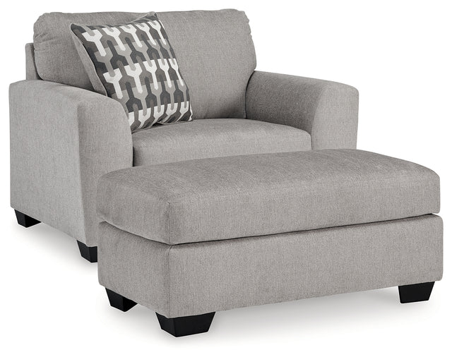 Avenal Park Oversized Chair and Ottoman