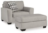 Avenal Park 2-Piece Chair and Ottoman (Oversized Chair, Ottoman)