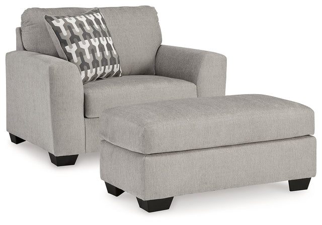 Avenal Park 2-Piece Chair and Ottoman (Oversized Chair, Ottoman)