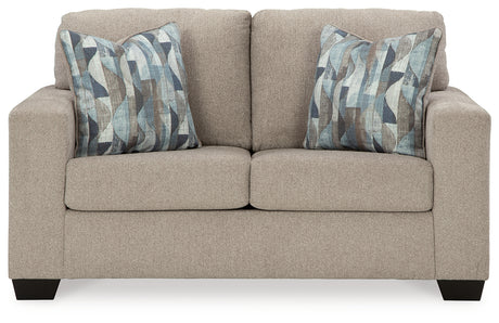 Deltona Loveseat (Color: Parchment)