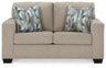 Deltona Loveseat (Color: Parchment)