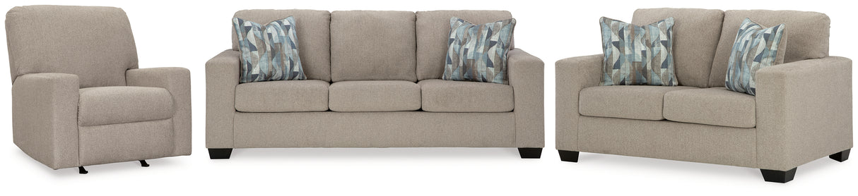 Deltona 3-Piece Sofa, Loveseat and Recliner (Sofa, Loveseat, Recliner)