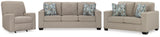 Deltona 3-Piece Sofa, Loveseat and Recliner (Sofa, Loveseat, Recliner)