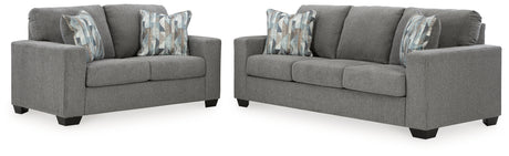 Deltona 2-Piece Sofa and Loveseat (Sofa, Loveseat)