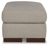 Maggie Ottoman (Color: Flax)
